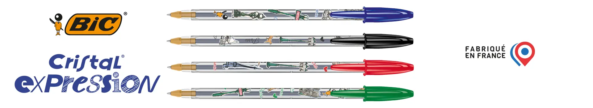 Stylo BIC Cristal personnalisé